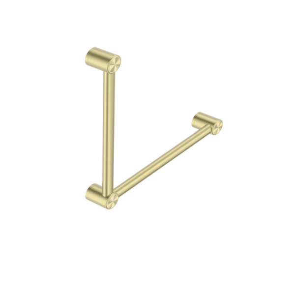 Nero Mecca Care 32mm Ambulant Toilet Grab Rail - Brushed Gold