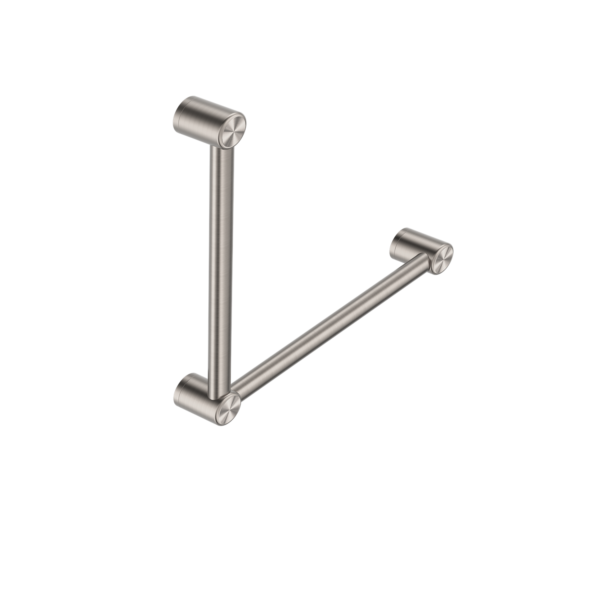 Nero Mecca Care 32mm Ambulant Toilet Grab Rail - Brushed Nickel