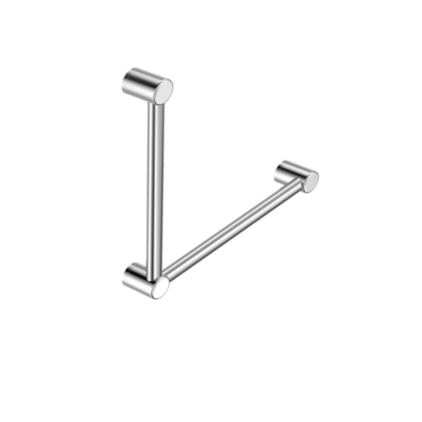 Nero Mecca Care 32mm Ambulant Toilet Grab Rail - Chrome