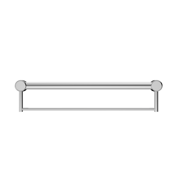 Nero Mecca Care 32mm Grab Rail with Towel Holder - Chrome