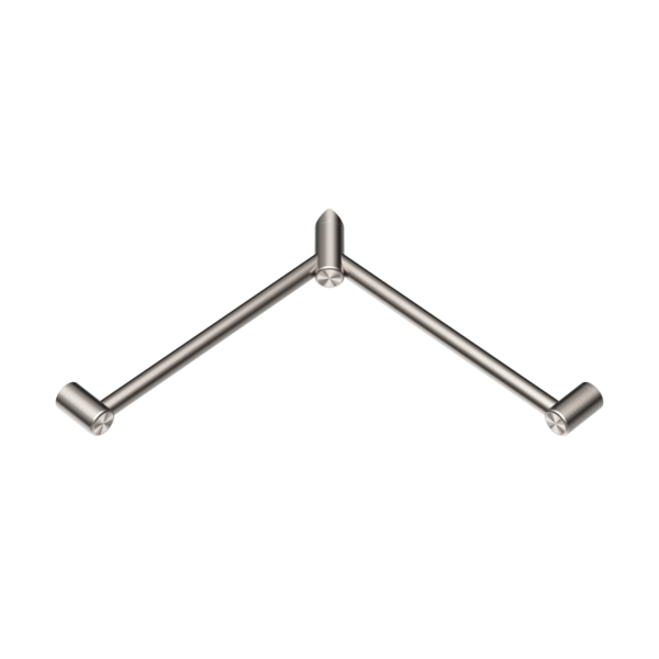 Nero NRCR3290WBN Mecca Care 32mm Wrap Around Corner Grab Rail - Brushed Nickel