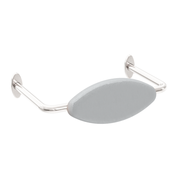 Nero NRCR0001BN Mecca Care DDA Toilet Backrest - Brushed Nickel