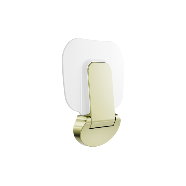 Nero Mecca Care Shower Seat - Brushed Gold