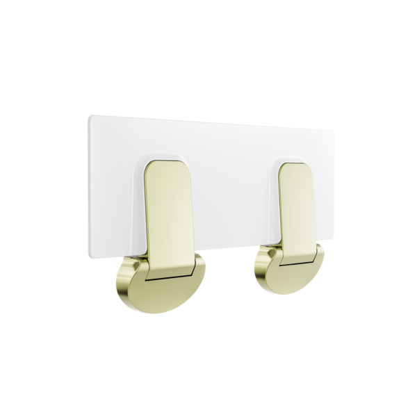 Nero Mecca Care Shower Seat - Brushed Gold