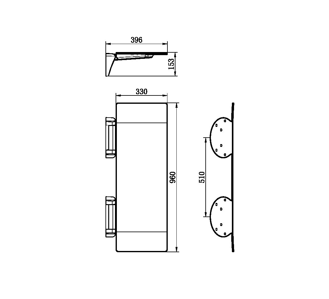 Nero Mecca Care Shower Seat - Brushed Gold