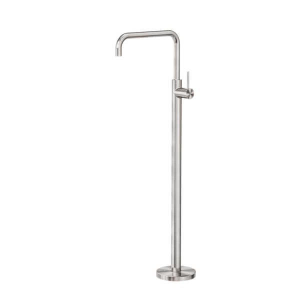 Nero NR221903BBN Mecca Freestanding Bath Mixer Square Shape - Brushed Nickel