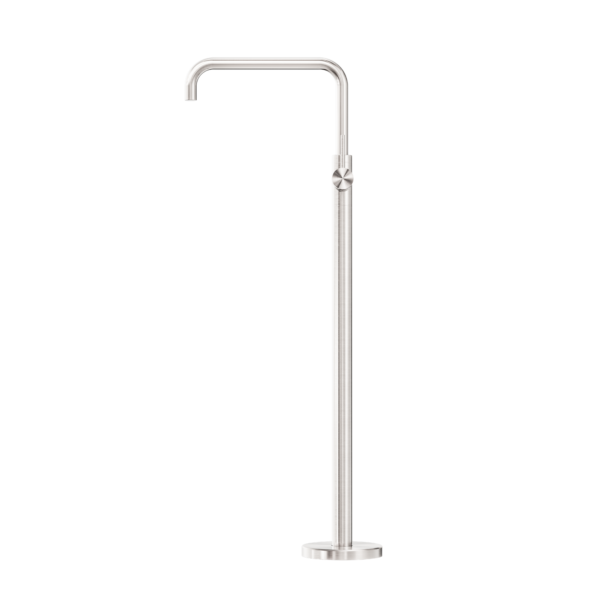 Nero NR221903BBN Mecca Freestanding Bath Mixer Square Shape - Brushed Nickel