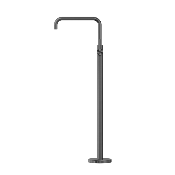 Nero NR221903BGM Mecca Freestanding Bath Mixer Square Shape - Gunmetal