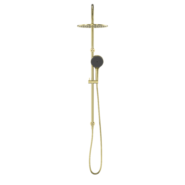 Nero NR221905HBG Mecca Twin Shower with Air Shower II - Brushed Gold