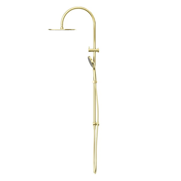 Nero NR221905HBG Mecca Twin Shower with Air Shower II - Brushed Gold