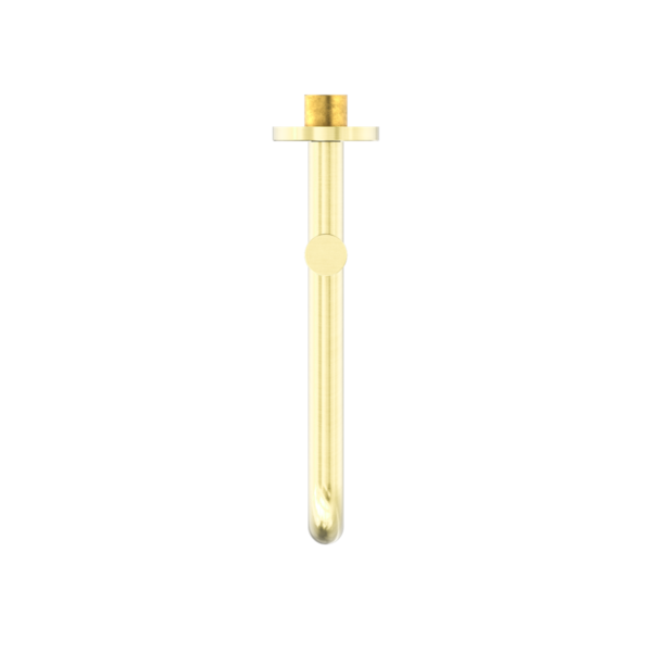 Nero NR221903GBG Mecca Wall Mounted Swivel Basin/Bath Spout 225MM - Brushed Gold