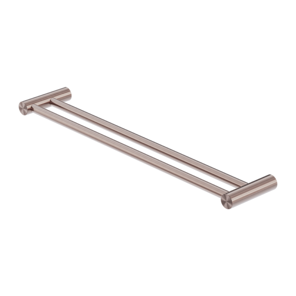 Nero ZEN SS316L Double Towel Rail - Brushed Bronze