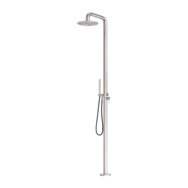 Nero NR162205ABN ZEN SS316L Outdoor Freestanding Shower Column - Brushed Nickel