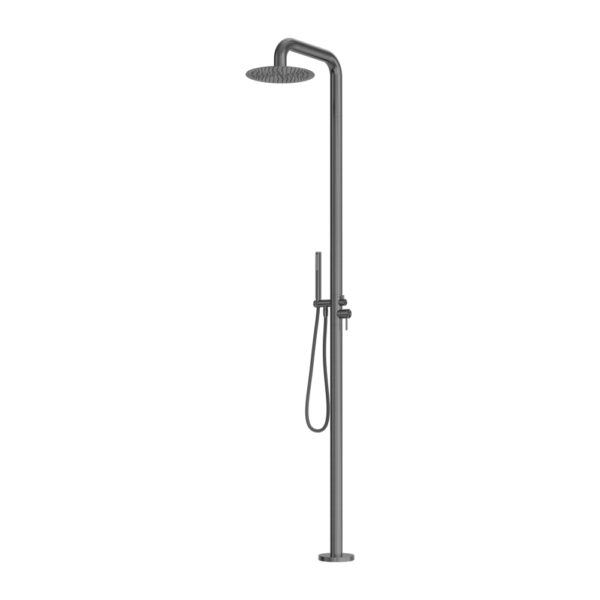 Nero NR162205AGR ZEN SS316L Outdoor Freestanding Shower Column - Graphite