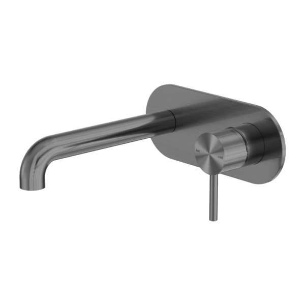 Nero ZEN SS316L Wall Basin/Bath Mixer - Graphite