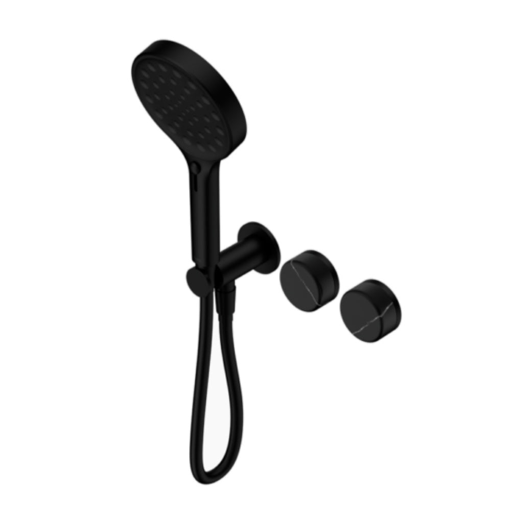Nero Serenity Progressive Shower System w/ Marquina Black Handle And Serenity Hand Shower Matte Black 24E132MB