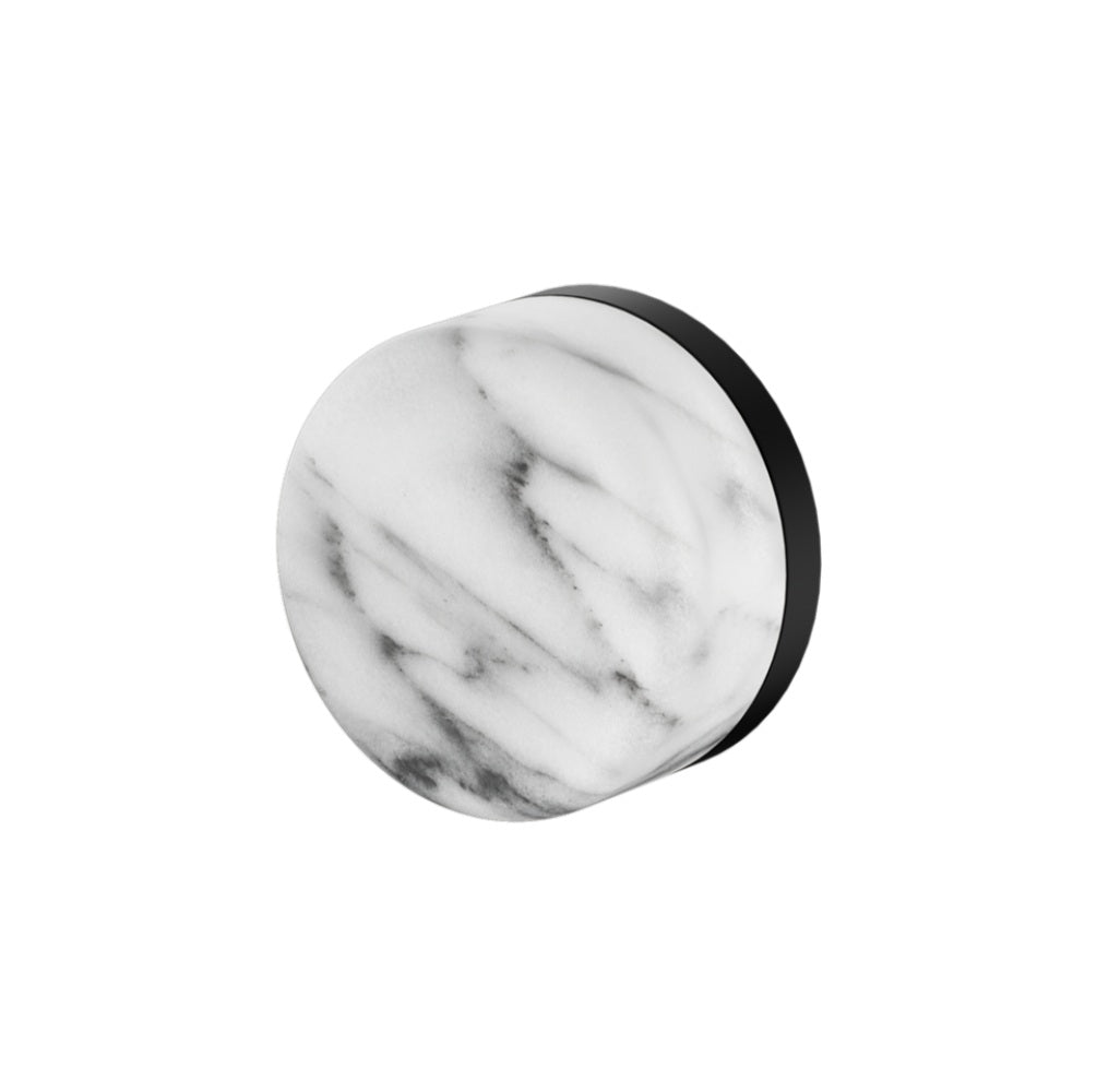 Nero Serenity Progressive Shower Mixer w/ Arabescato Corchia Handle Matte Black 24E004MB