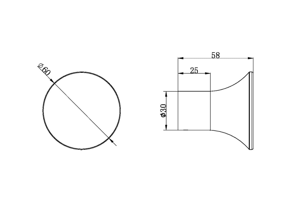 Nero NR1682BZ ZEN SS316L Robe Hook - Bushed Bronze