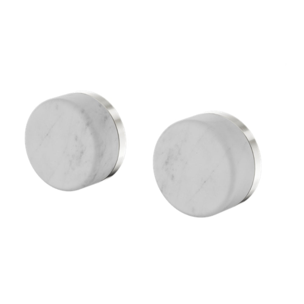 Nero Serenity Wall Top Assembly w/ Carrara Handle Brushed Nickel 24D005BN