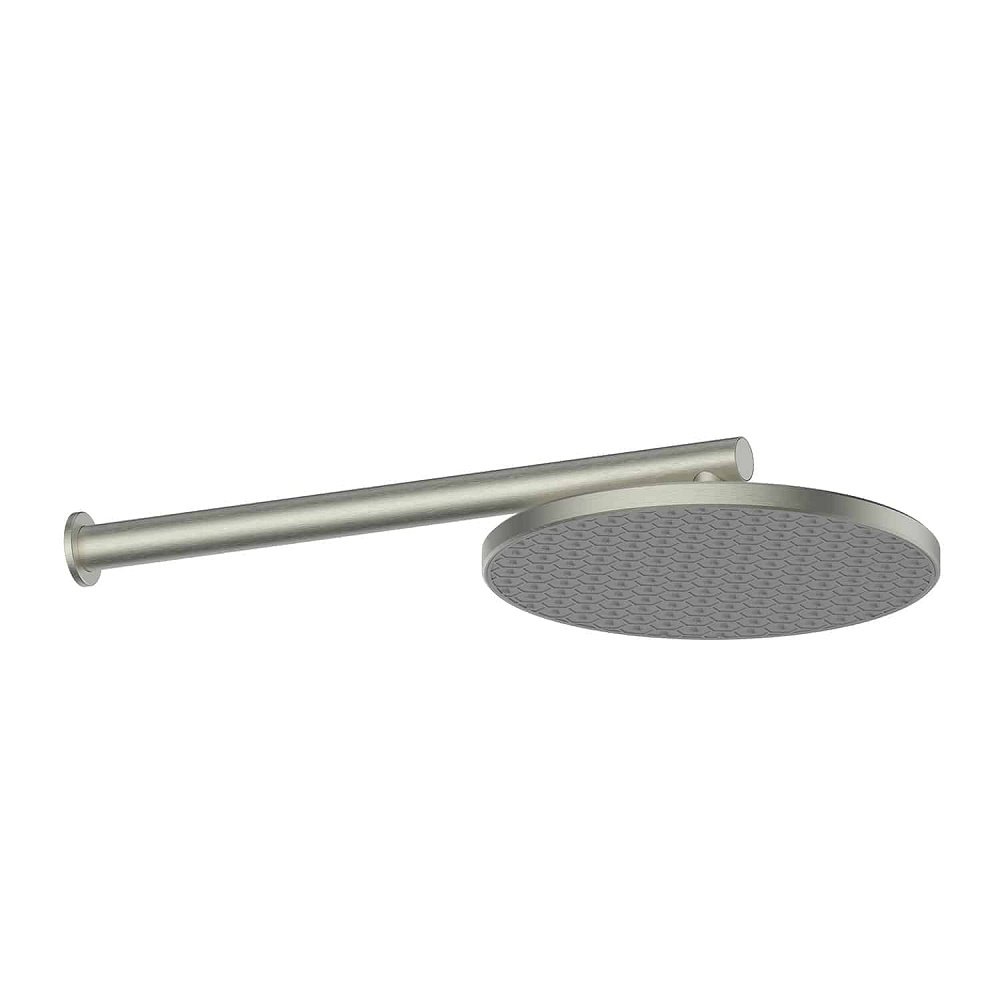 Greens Glide Rainboost Wall Shower, PVD Brushed Nickel, 57300BN