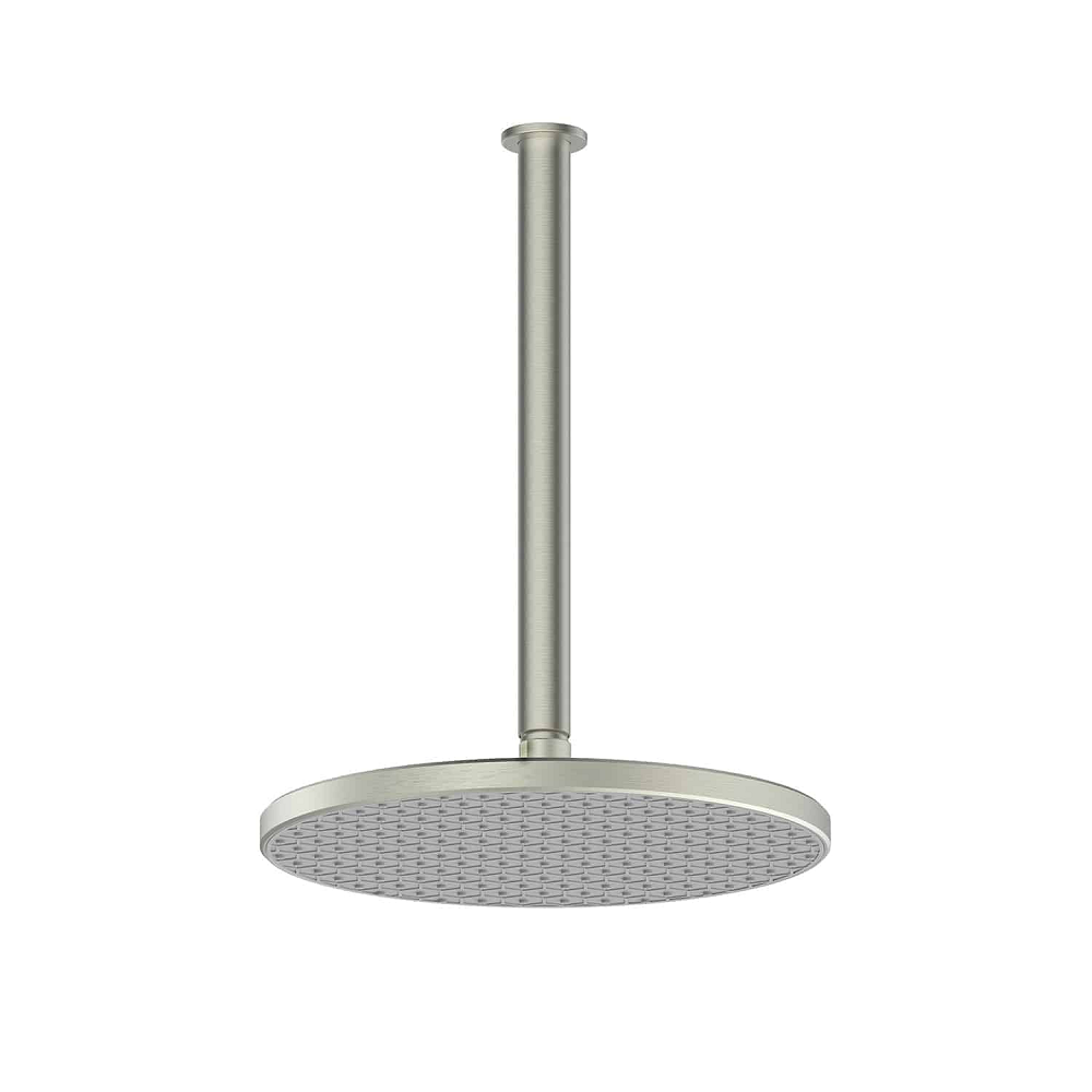 Greens Glide Rainboost Ceiling Shower, PVD Brushed Nickel, 57310BN