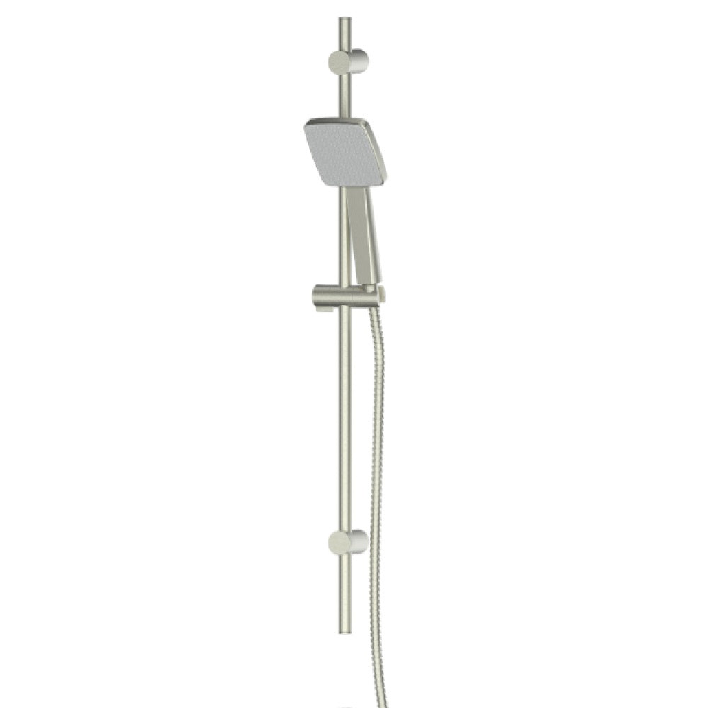 Greens Glide Syntra Rainboost Rail Shower, PVD Brushed Nickel, 64400BN