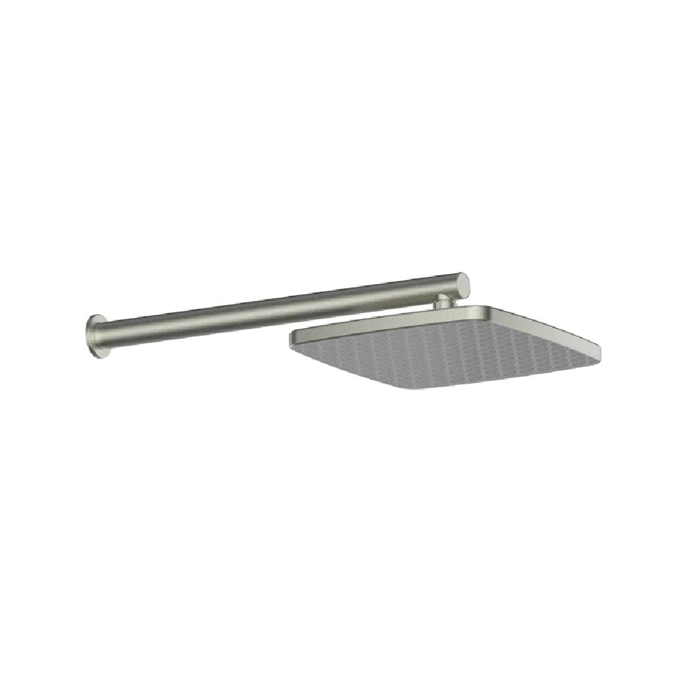 Greens Glide Syntra Rainboost Wall Shower, PVD Brushed Nickel, 67300BN