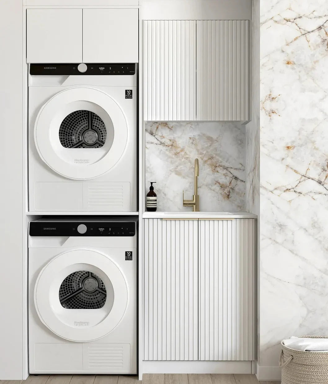 Otti Noosa 1305x600x2100 White Laundry Kit