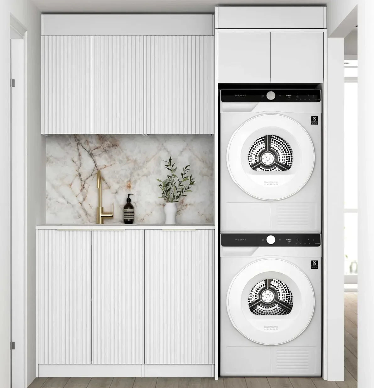 Otti Noosa 1715x600x2100 White Laundry Kit