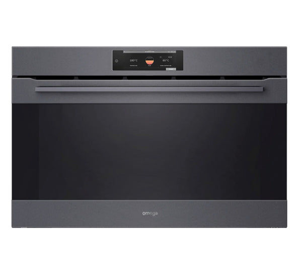 Omega OBOP9021AG 90×60cm 21 Function Pyrolytic Oven with AirFry, Dusk Grey