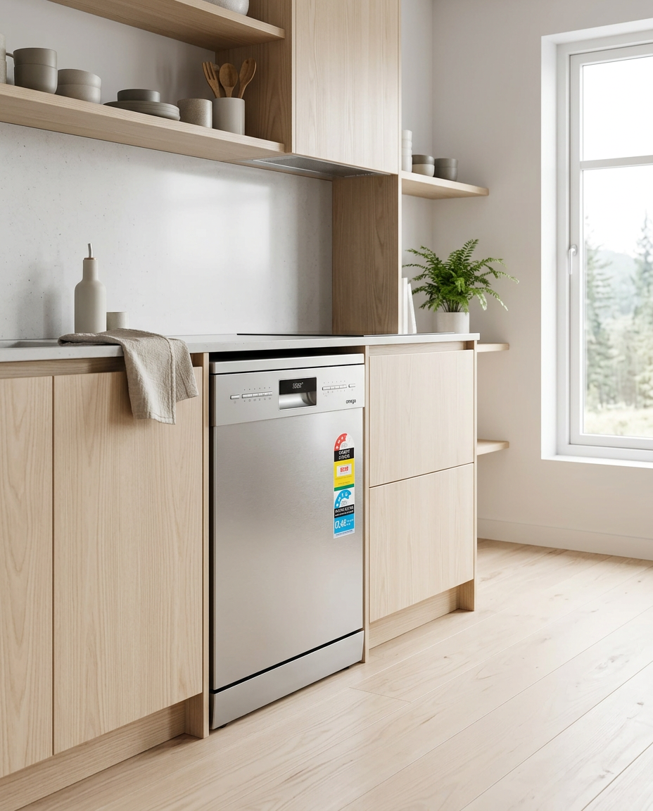 Omega Appliances ODWF6015XCSA 60cm Stainless Steel Dishwasher