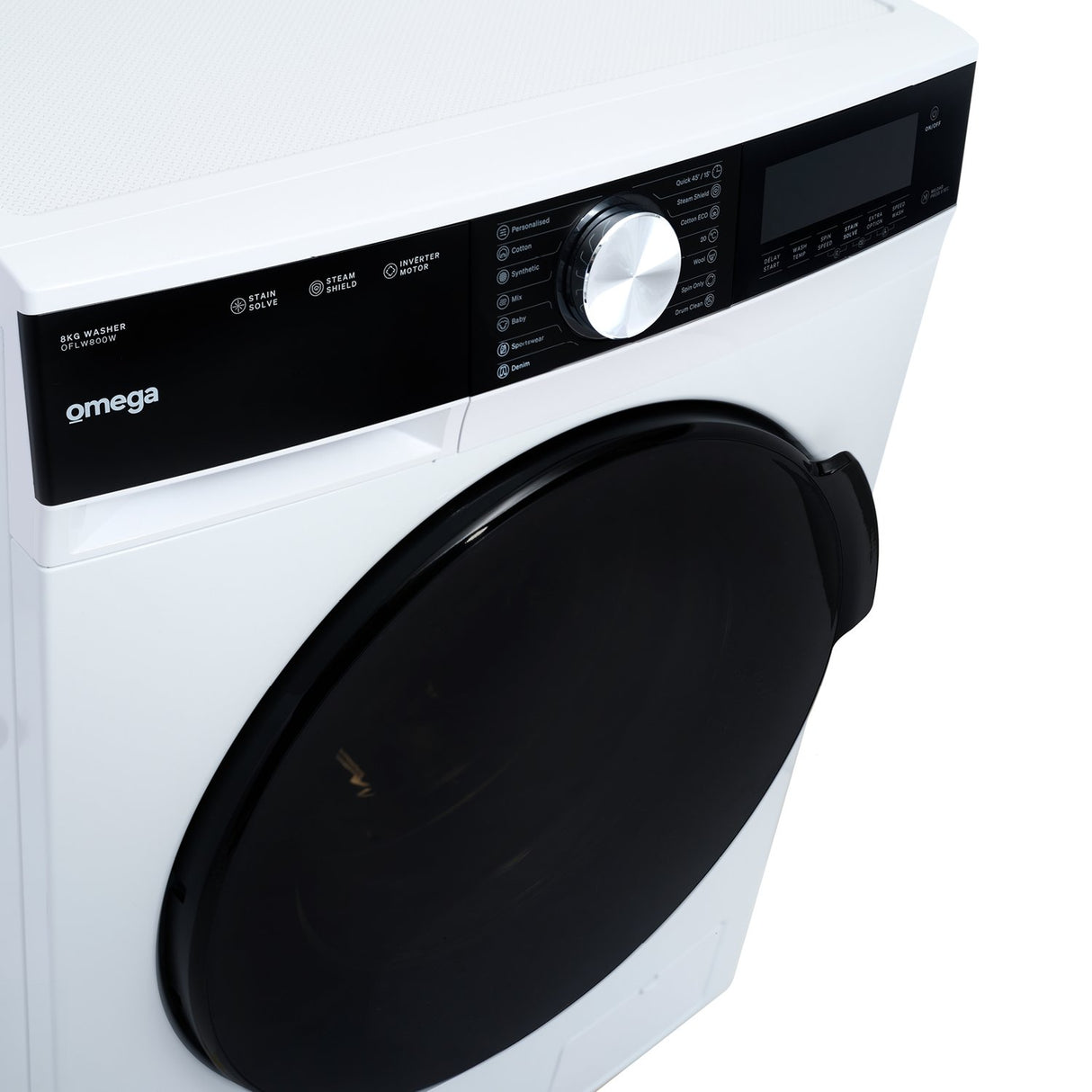 Omega OFLW800W 8kg Front Load Washing Machine