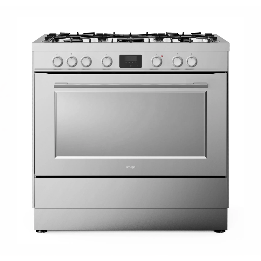 Omega OFOGC9010X 90cm Freestanding Dual Fuel Cooker