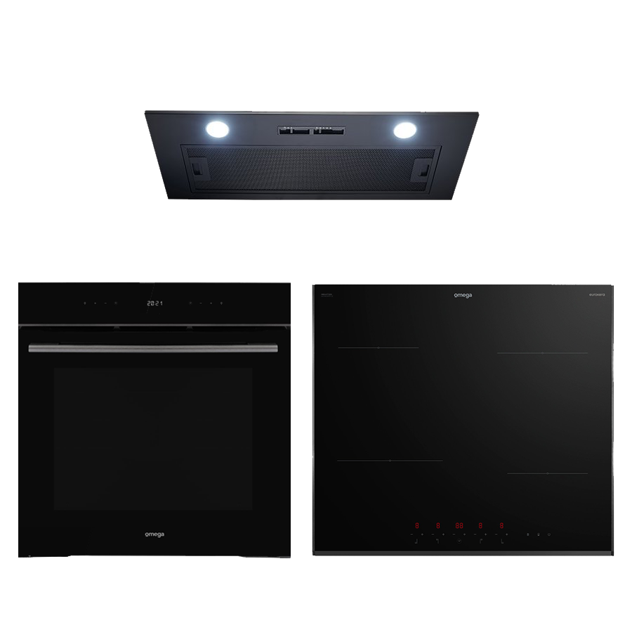 Omega Appliances OI04 60cm Pyrolytic + Induction Package