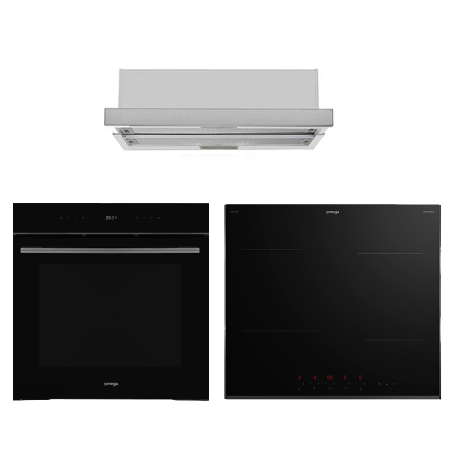 Omega Appliances OI06 60cm Pyrolytic Induction Package