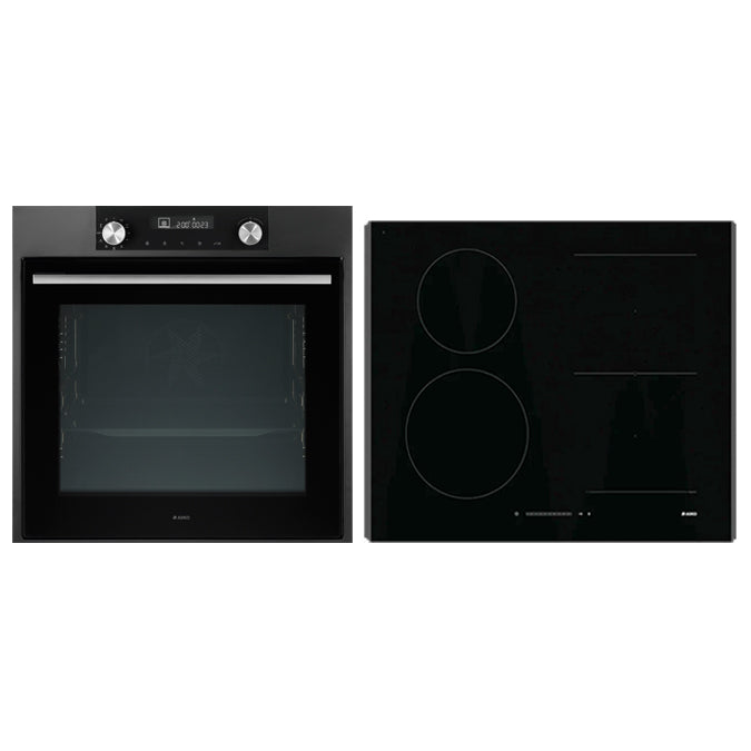 ASKO AO01 Bundle OP8637A 60cm Pyrolytic Oven & HI1621G 60cm Induction Cooktop - Factory Seconds