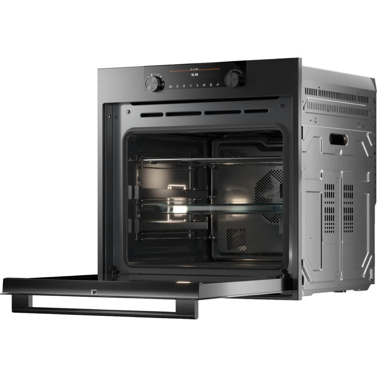 ASKO 60cm Pyrolytic Built-In Craft Oven Black Steel OP8687B - ASKO Factory Seconds