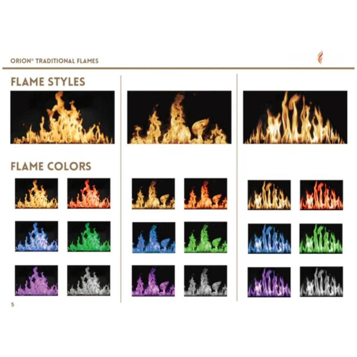 Modern Flames OR26-TRAD-INT Orion 26" Traditional Heliovision Fireplace Zip or pay nothing today with ⓘ