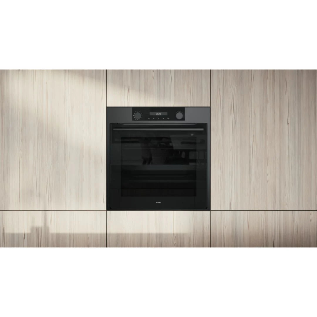 ASKO 60cm Anthracite Built-In Electric Oven, OT8637A - New Clearance
