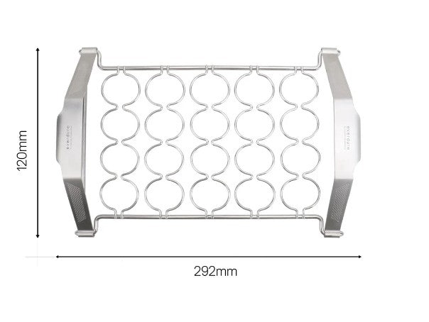 Everdure HBOYSRPDQ Heston Quantum Steel Range Oyster Rack