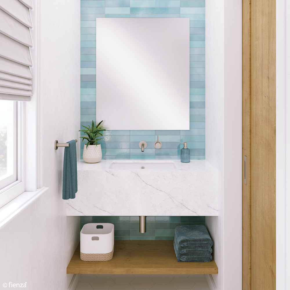 Fienza PEM-9075 Pencil Edge Rectangular Mirror, 900 x 750mm