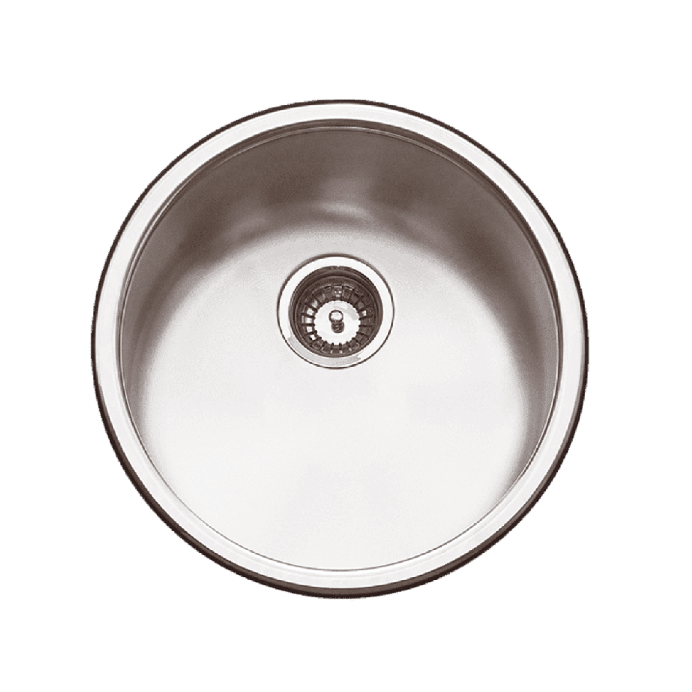Abey The Yarra Single Bowl Sink, 450mm, Topmount, Stainless Steel, PR6