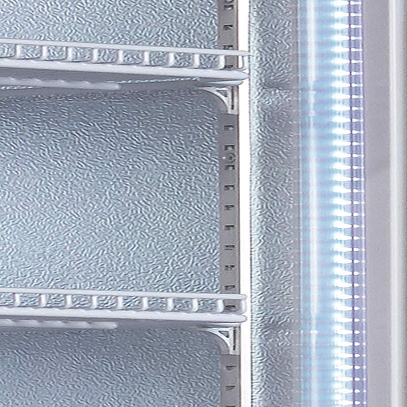 Husky 364L Single Glass Door Commercial Freezer in White F5PRO-H-WH-AUHU