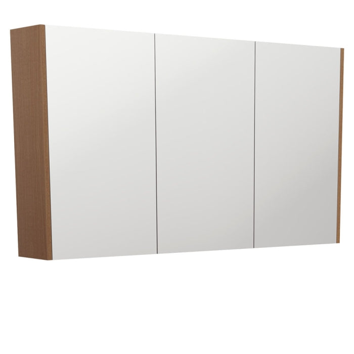 Fienza PSC1200WA 1200 Mirror Cabinet with Walnut Side Panels