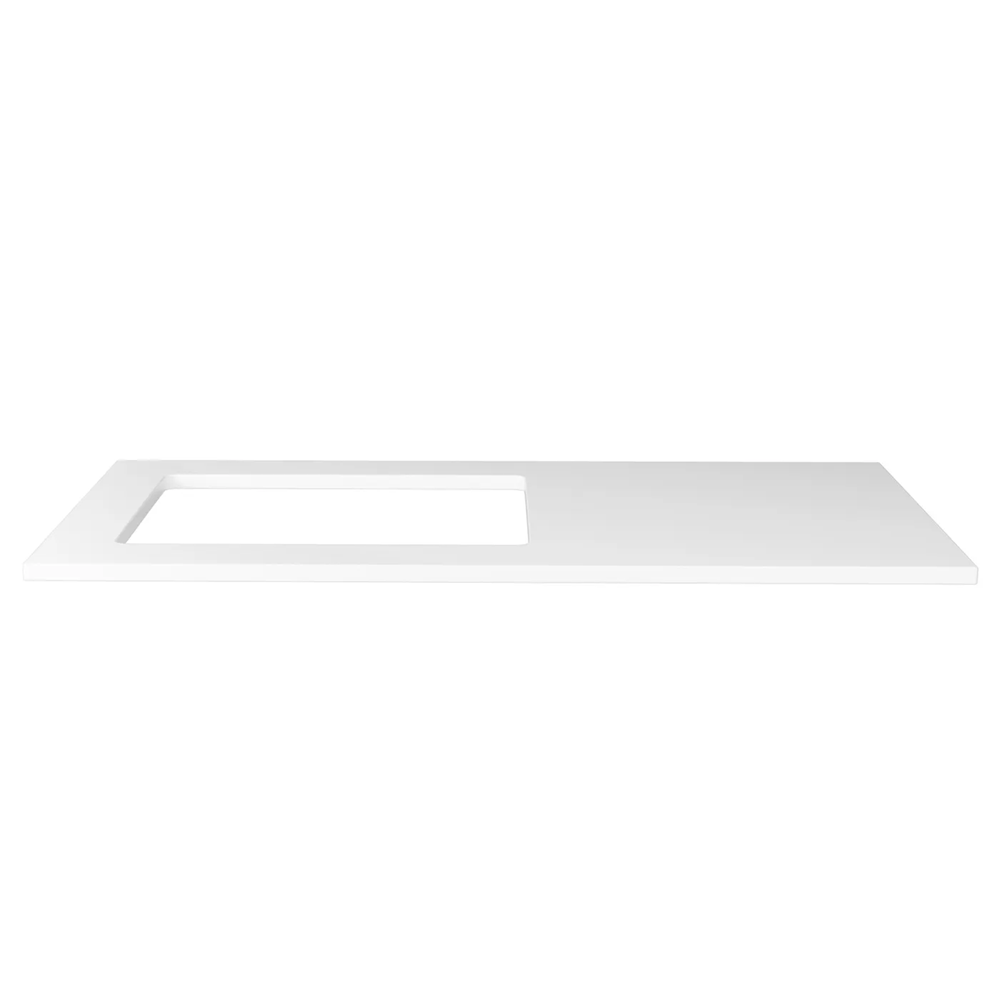 Otti LA-1060-BOHW-PW Hampshire Laundry Cabinet, 1060mm, White / Pure White Top