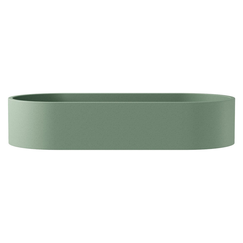 Fienza RB013SG Jada Pill Concrete Above Counter Basin, Sage