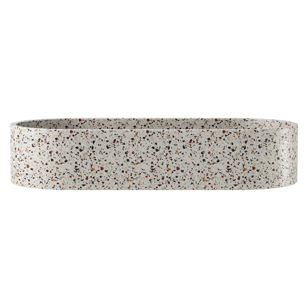 Fienza RB013TZ Jada Pill Concrete Above Counter Basin, Terrazzo