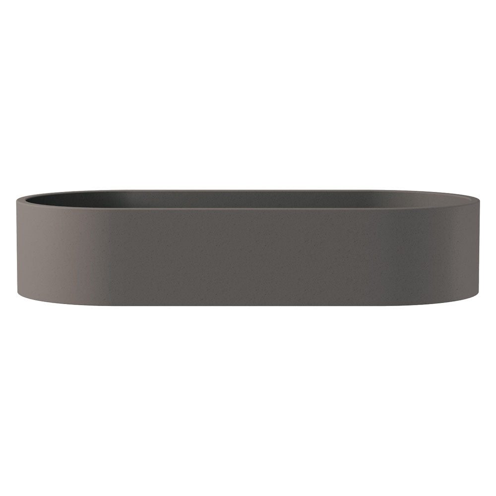 Fienza RB013 Jada Pill Concrete Above Counter Basin, Warm Grey