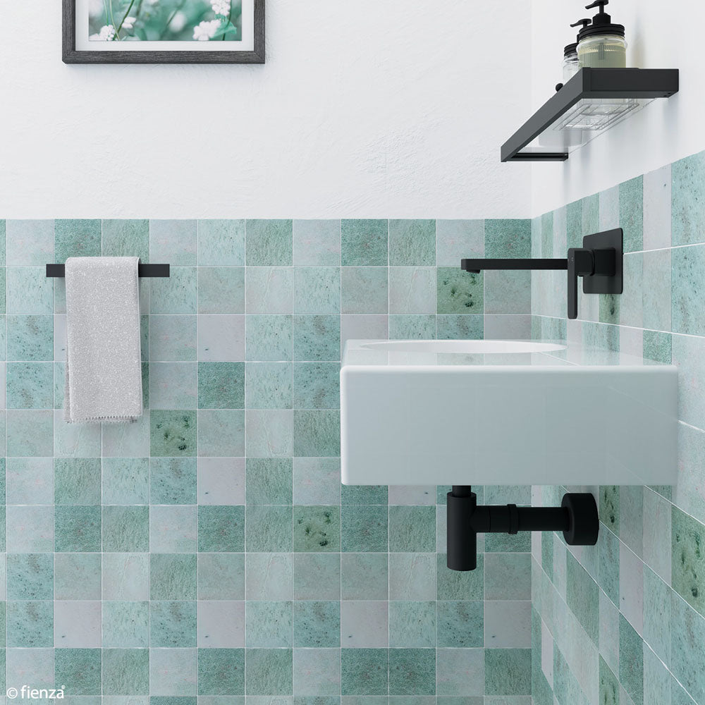 Fienza RB039L Reba Left Bowl Wall Basin, No Tap Hole