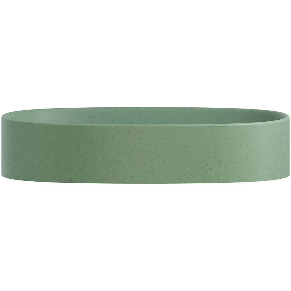 Fienza RB145SG Paloma Pill Concrete Wall Hung Basin, Sage